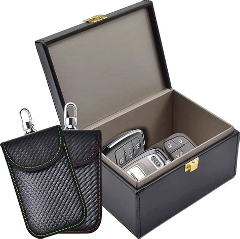 car key metal box|faraday bag for car keys.